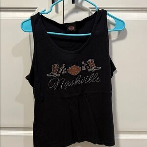 Harley-Davidson Black Nashville Kids Tank Top